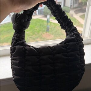 Black Quilted Women's Bag
